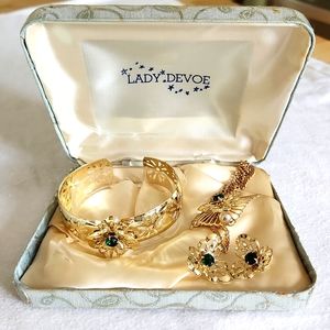Lady Devoe necklace, bracelet, earring set